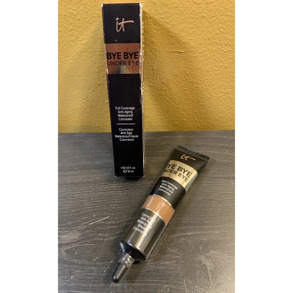 IT Cosmetics Bye Bye Under Eye Concealer 42.5 Warm Deep 1oz Full Size New